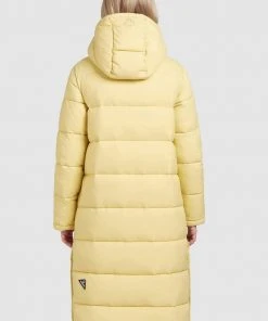 Khujo CORINNA MATT - Cappotto Invernale - Hellgelb, Donna -Offerte khujo Negozio 4a0defbbba9e4bdab103c72d91c70732