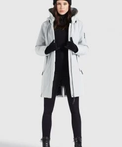 Khujo MANAMA - Cappotto Invernale - Hellgrau, Donna -Offerte khujo Negozio 4a4dfc4dd8c94ef2bcd1169a135dfa8a