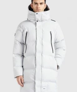 Khujo SASHA - Cappotto Invernale - Hellgrau, Uomo