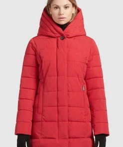 Khujo SILLA - Giacca Invernale - Rot, Donna