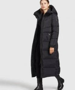 Khujo SHIMANTA - Cappotto Invernale - Schwarz, Donna -Offerte khujo Negozio 4ce6f043bfc54c16998fc0a6f3713ab6