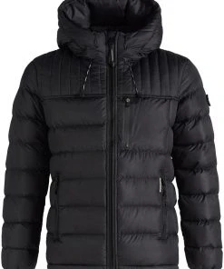 Khujo WANG - Giacca Invernale - Schwarz, Uomo -Offerte khujo Negozio 4d0231b1799d4922bccac85851c6e309