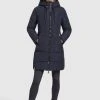 Khujo ELESSA2 - Cappotto Invernale - Dunkelblau, Donna -Offerte khujo Negozio 4d513f6c6e914df294a8567eedaa0c5e