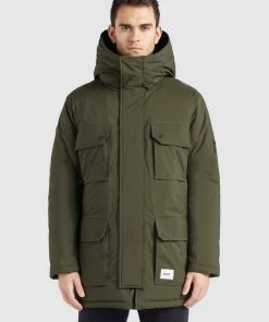 Khujo HAMLET - Giacca Invernale - Dunkeloliv, Uomo