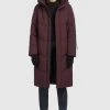 Khujo TORINO - Cappotto Invernale - Weinrot, Donna -Offerte khujo Negozio 4eeccb5a0cff4f149224e24c113649b7