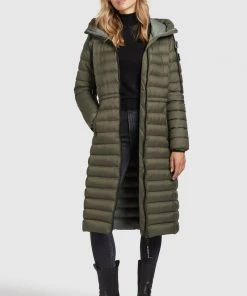 Khujo MIMI SHINE - Cappotto Invernale - Dunkeloliv, Donna -Offerte khujo Negozio 4f164d1ed496441da0d982b6b74b19be