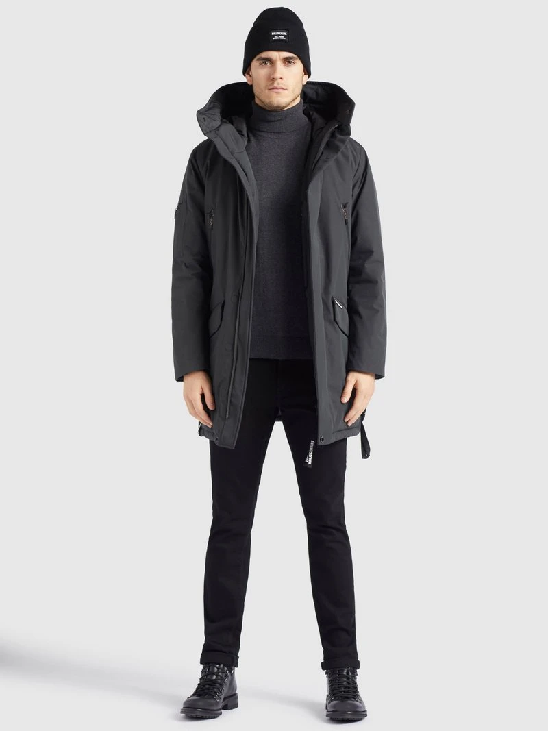 Khujo DANCER - Cappotto Invernale - Dunkelgrau, Uomo 4 Khujo DANCER - Cappotto Invernale - Dunkelgrau, Uomo - immagine 2