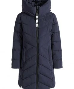 Khujo SUVA - Cappotto Invernale - Dunkelblau, Donna -Offerte khujo Negozio 52dd9c5f9c5344ea9f24904dd1c254ab