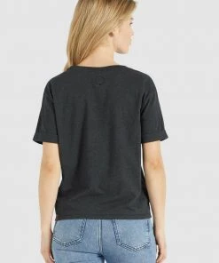 Khujo AURELIA - T-shirt Con Stampa - Dunkelgrau Meliert, Donna -Offerte khujo Negozio 53b2da0e6a3745b5b93976eff23ce5ed