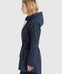 Khujo CATHARINA - Parka - Dunkelblau, Donna -Offerte khujo Negozio 54812ee957204cfdb18b459685365c69