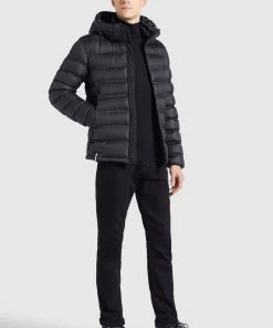 Khujo TUDOR - Giacca Invernale - Schwarz, Uomo -Offerte khujo Negozio 5490263b55f74ed49358e4c4ffae4664