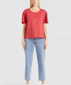 Khujo ALONNA - T-shirt Con Stampa - Red, Donna