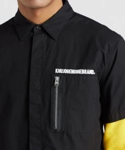 Khujo SKELTON - Camicia - Black, Uomo -Offerte khujo Negozio 557dea3e8af74049bd87cd9ac7802772