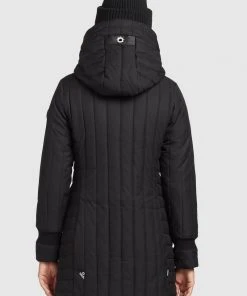 Khujo JERRY PRIME5 STRUCTURED - Cappotto Invernale - Schwarz, Donna -Offerte khujo Negozio 563fb2d8d33849d392d1a76c3f203944