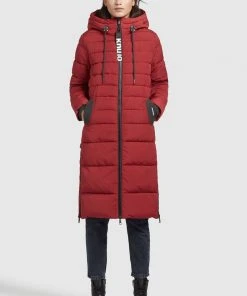 Khujo SONE LIGHT - Cappotto Invernale - Rot, Donna