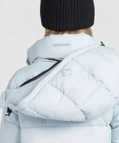 Khujo CORINNA MATT - Cappotto Invernale - Hellblau, Donna -Offerte khujo Negozio 5702a891ff714ffcad47484c68bdccf0