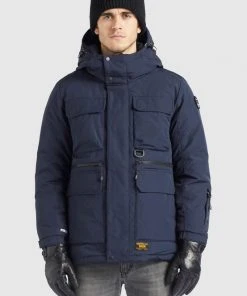 Khujo MARKS2 - Giacca Invernale - Dunkelblau, Uomo