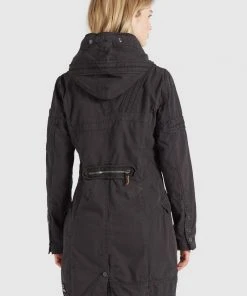 Khujo ZARIA - Parka - Black, Donna -Offerte khujo Negozio 578f3ca3dd654f5d989742227c76d0bf