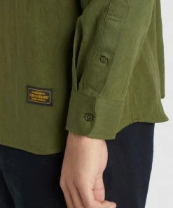 Khujo BRODY - Camicia - Green, Uomo -Offerte khujo Negozio 583d75bcc315436dade15bbf1b4533c5