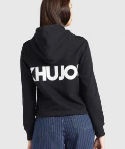Khujo ABALIE - Felpa Con Cappuccio - Black, Donna -Offerte khujo Negozio 5960fc0ad5394a39abc503210f852325