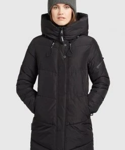 Khujo JORDIS - Cappotto Invernale - Schwarz, Donna