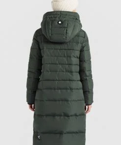Khujo SONE LIGHT - Cappotto Invernale - Dunkelgrün, Donna -Offerte khujo Negozio 5abf5b0063914099885d166f7dd8a62d