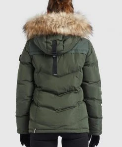 Khujo WINSEN6 - Giacca Invernale - Dunkeloliv, Donna -Offerte khujo Negozio 5aeab13edf57461da0818b1b4d752371