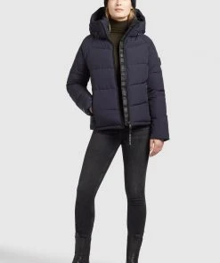 Khujo ISIDORA - Cappotto Invernale - Dunkelblau, Donna -Offerte khujo Negozio 5bc64dddb864443ba95957a16df14799