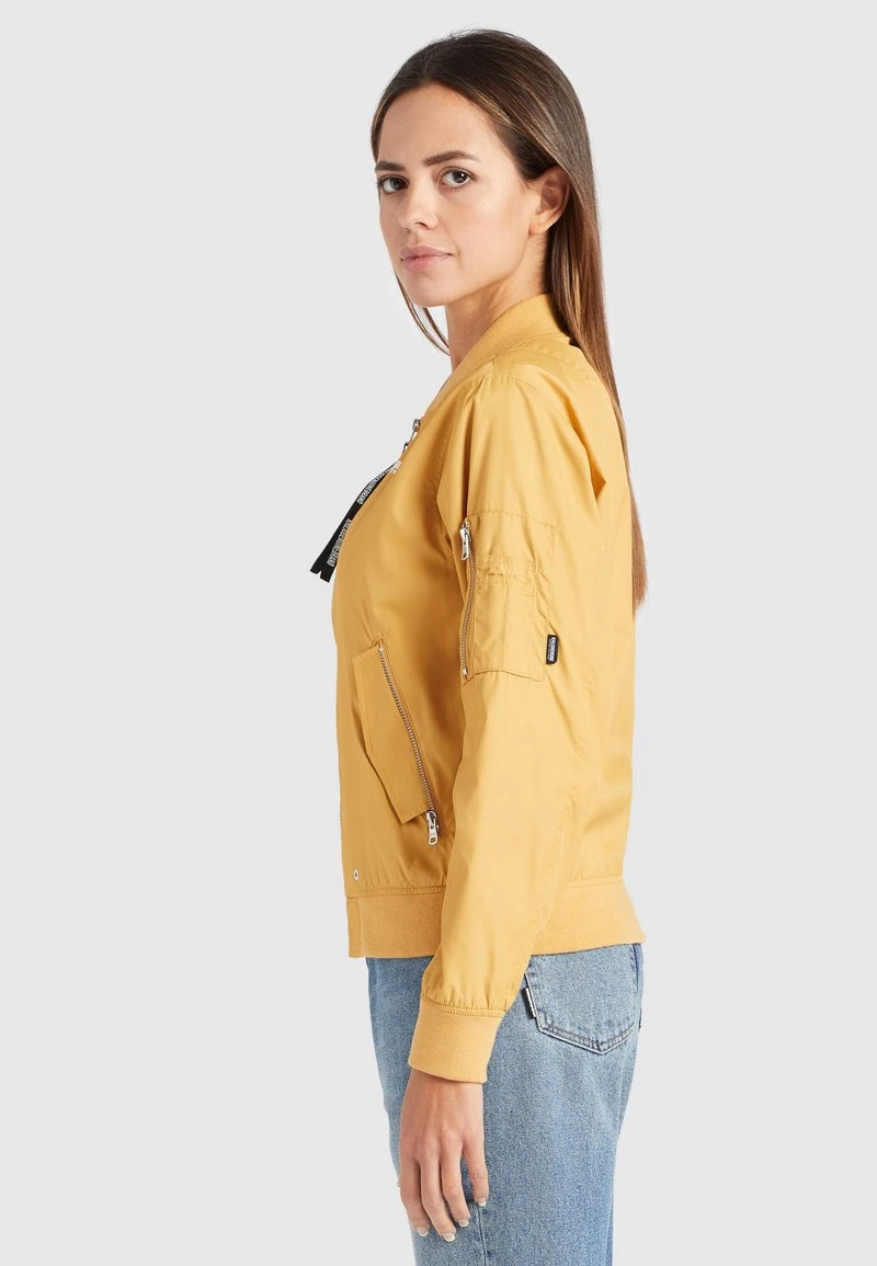 Khujo KALIA - Giubbotto Bomber - Beige/yellow, Donna 6 Khujo KALIA - Giubbotto Bomber - Beige/yellow, Donna - immagine 4