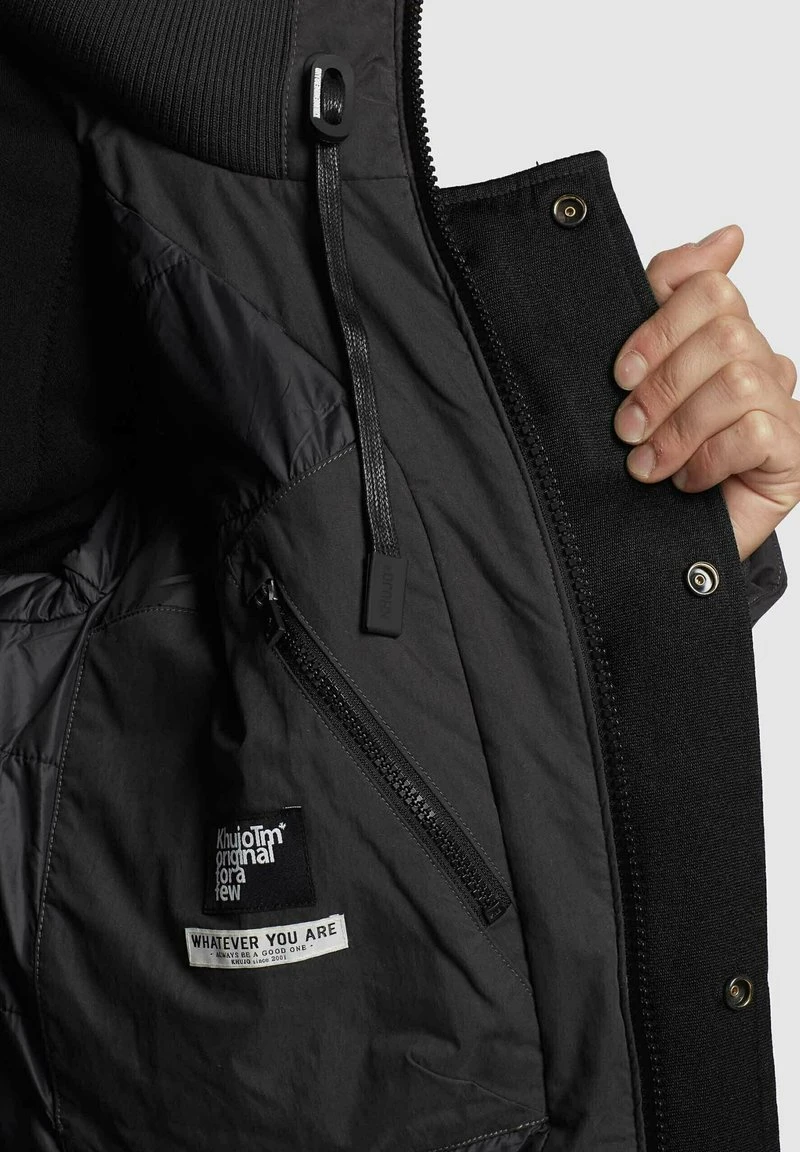 Khujo SHANCK - Cappotto Invernale - Dunkelgrau, Uomo 10 Khujo SHANCK - Cappotto Invernale - Dunkelgrau, Uomo - immagine 8