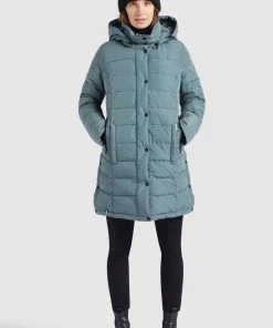 Khujo DELINAS2 - Cappotto Invernale - Blaugrau, Donna