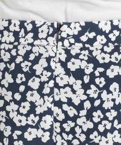 Khujo UNDINE - Gonna A Campana - Dunkelblau-weiß Geblümt, Donna -Offerte khujo Negozio 5ff803d71c024e228c3233e0be0236f8