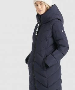Khujo SUVA - Cappotto Invernale - Dunkelblau, Donna -Offerte khujo Negozio 60296d04b51c4598813964906fbb74f5