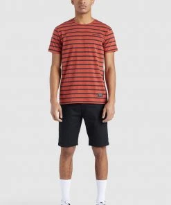 Khujo SAER - T-shirt Con Stampa - Orange, Uomo -Offerte khujo Negozio 624190fc726b486d93d8169e0866f1ce