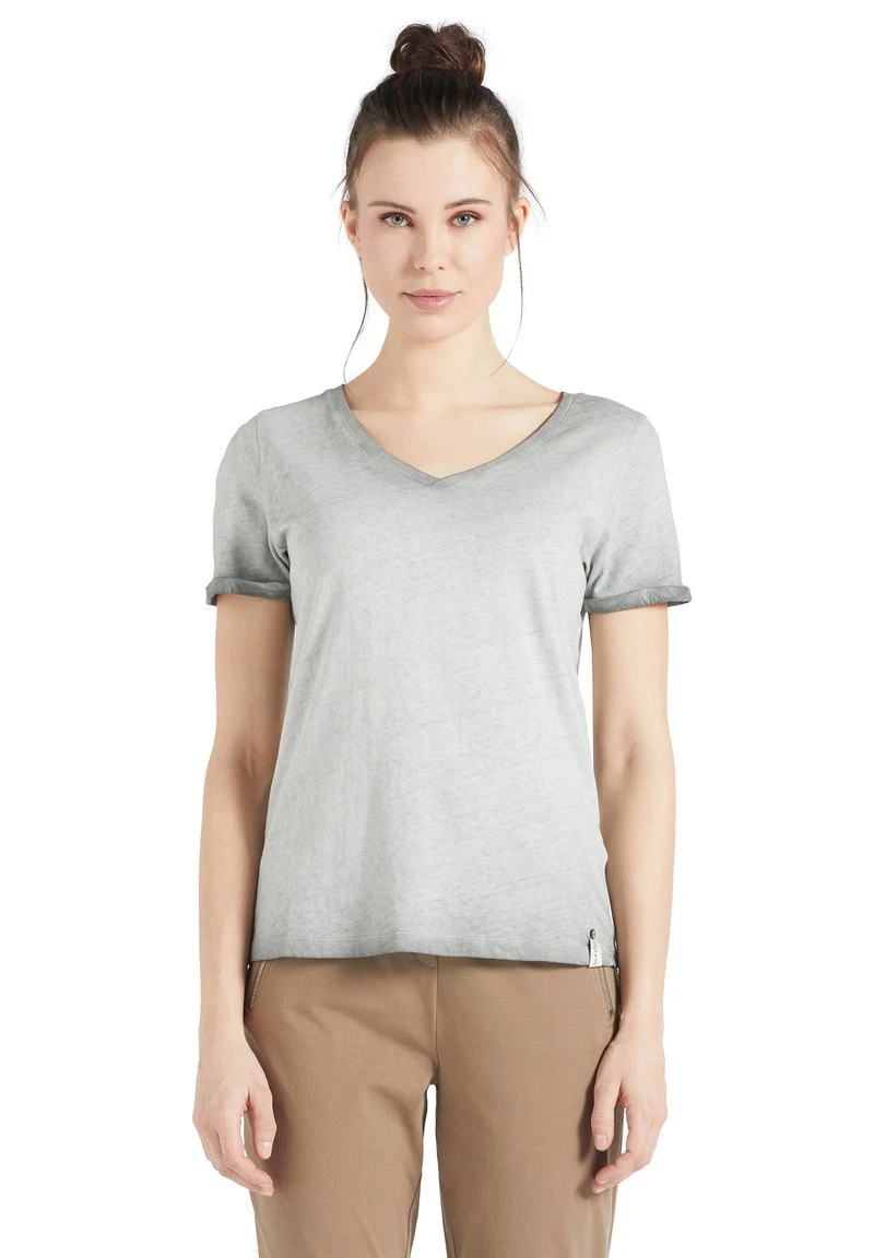 Khujo BARU - T-shirt Basic - Grau, Donna 3 Khujo BARU - T-shirt Basic - Grau, Donna