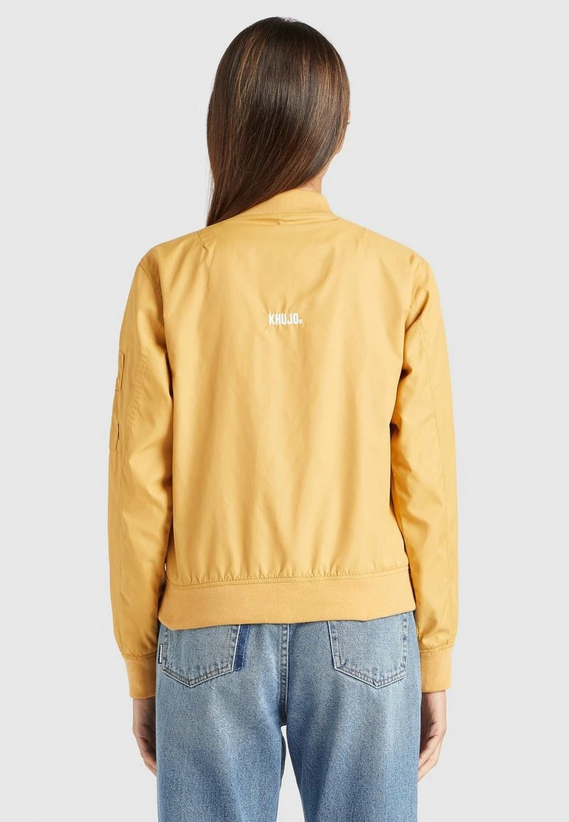 Khujo KALIA - Giubbotto Bomber - Beige/yellow, Donna 5 Khujo KALIA - Giubbotto Bomber - Beige/yellow, Donna - immagine 3