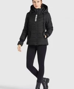 Khujo STRUCTURED - Giacca Invernale - Schwarz, Donna -Offerte khujo Negozio 65244021aa124b56a11aa09fc8a926ef