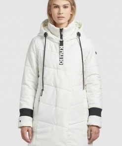 Khujo ELVA STRUCTURED - Cappotto Invernale - Naturweiß, Donna