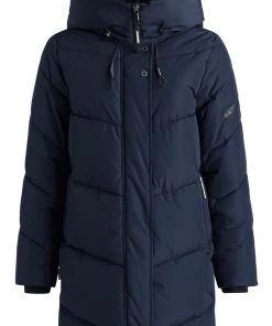 Khujo JORDIS2 - Cappotto Invernale - Dunkelblau, Donna -Offerte khujo Negozio 67d2c201902240d783d9eb576621f091