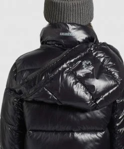 Khujo GERDA SHINY - Cappotto Invernale - Schwarz, Donna -Offerte khujo Negozio 67f52a31c3bc4290ba6ec115a45d151e