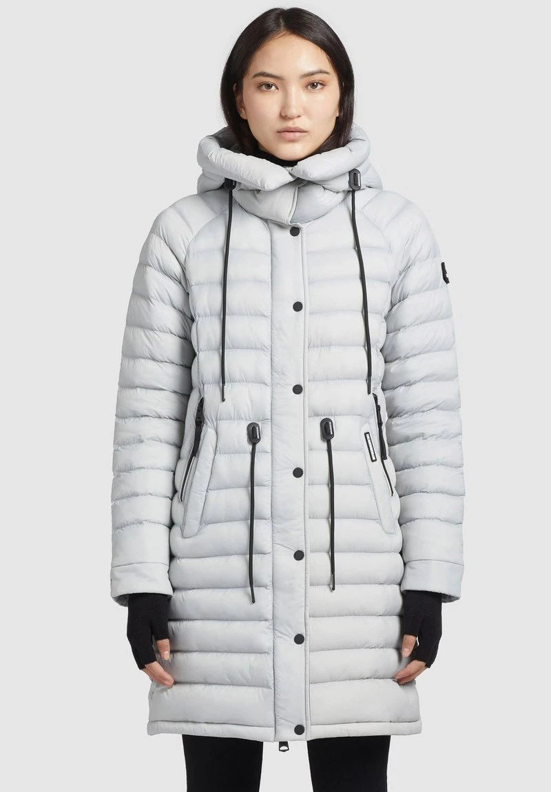 Khujo MANTEL NIANA SHINE - Cappotto Invernale - Hellgrau, Donna 3 Khujo MANTEL NIANA SHINE - Cappotto Invernale - Hellgrau, Donna