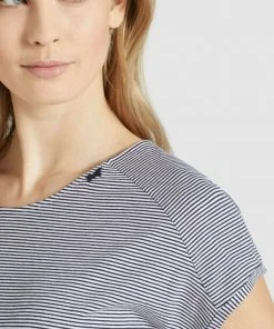 Khujo ANNEMARIE - Vestito Di Maglina - Weiß-blau Gestreift, Donna -Offerte khujo Negozio 69e043bc0cfe42f6b173d0fe4ff74f15