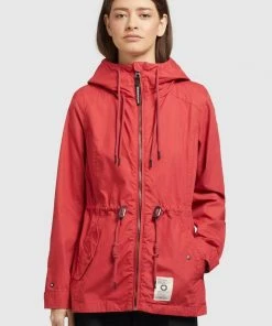 Khujo SESIA - Parka - Rot, Donna