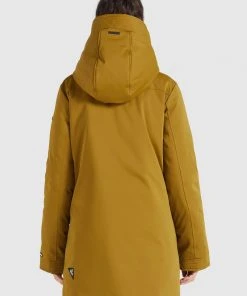 Khujo NOVA - Cappotto Invernale - Curry, Donna -Offerte khujo Negozio 6ca5b9bb55a645b9b7b72d9b85d34216