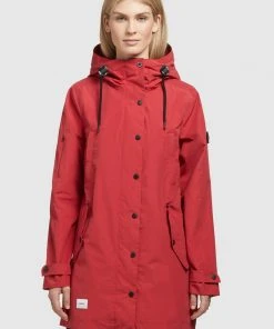 Khujo JELLE - Parka - Rot, Donna