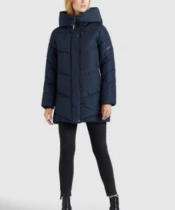 Khujo JORDIS2 - Cappotto Invernale - Dunkelblau, Donna -Offerte khujo Negozio 6e08314d75914a3c9e15151ba1910e13