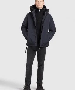 Khujo RUDOLF - Giacca Invernale - Dunkelblau, Uomo -Offerte khujo Negozio 6f1b45402f50406bbccc62c801fd263b