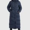 Khujo SHIMANTA - Cappotto Invernale - Blaugrau, Donna -Offerte khujo Negozio 6f762881d6504a248f85f3e28b5298f8