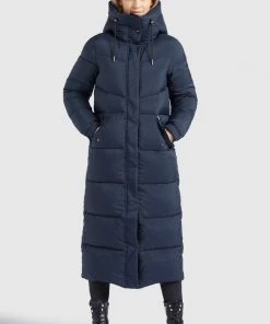 Khujo SHIMANTA - Cappotto Invernale - Blaugrau, Donna