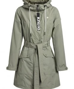 Khujo LAUREN - Trench - Graugrün, Donna -Offerte khujo Negozio 6f835beee48f4e3dad04eb933bb9ccfb